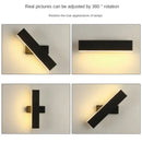 GobekUsa 360 Degree Rotate Wall Lamp for Bedroom Hotel Bedside Sconce Reading Light
