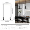 GobekUsa Black Solid Wood Saucer Pendant Lights, LED GU10, Minimalist Design