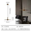 GobekUsa Black Solid Wood Saucer Pendant Lights, LED GU10, Minimalist Design