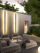 GobekUsa Black Waterproof LED Wall Light | Minimalist Outdoor Garden Balcony Terrace Decor