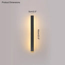 GobekUsa Black Waterproof LED Wall Light | Minimalist Outdoor Garden Balcony Terrace Decor