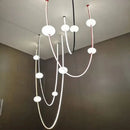 GobekUsa Colorized LED Dimmable Ceiling Chandelier - 2025 Trend Hanging Lamps