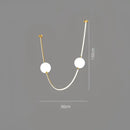 GobekUsa Colorized LED Dimmable Ceiling Chandelier - 2025 Trend Hanging Lamps