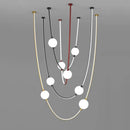 GobekUsa Colorized LED Dimmable Ceiling Chandelier - 2025 Trend Hanging Lamps