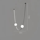 GobekUsa Colorized LED Dimmable Ceiling Chandelier - 2025 Trend Hanging Lamps