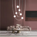 GobekUsa Colorized LED Dimmable Ceiling Chandelier - 2025 Trend Hanging Lamps