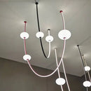 GobekUsa Colorized LED Dimmable Ceiling Chandelier - 2025 Trend Hanging Lamps