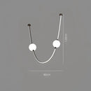 GobekUsa Colorized LED Dimmable Ceiling Chandelier - 2025 Trend Hanging Lamps