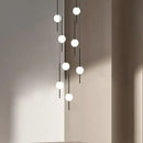 GobekUsa Creative LED Chandeliers: Luxurious Design for Living Rooms, Large Lighting Fixtures for Staircases