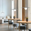 GobekUsa Flying Saucer Iron Chandelier for Bar Living Room Restaurant Café