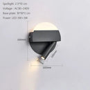 GobekUsa LED Wall Lamp USB Charging Bedroom Hotel Bedside Reading Sconce Switch