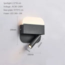 GobekUsa LED Wall Lamp USB Charging Bedroom Hotel Bedside Reading Sconce Switch