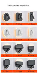 GobekUsa LED Wall Lamp USB Charging Bedroom Hotel Bedside Reading Sconce Switch