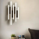 GobekUsa Modern Linear LED Wall Sconce in Acrylic White - Wall Mounted Bedside Light in Warm/White Light, 12.5"/16.5"/20.5" H
