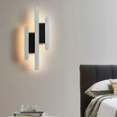 GobekUsa Modern Linear LED Wall Sconce in Acrylic White - Wall Mounted Bedside Light in Warm/White Light, 12.5"/16.5"/20.5" H