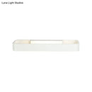 GobekUsa Minimalist LED Wall Sconce: Rectangular Aluminum Fixture, 12"/16" Diameter, Black/White