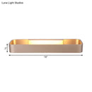 GobekUsa Minimalist LED Wall Sconce: Rectangular Aluminum Fixture, 12"/16" Diameter, Black/White
