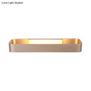 GobekUsa Minimalist LED Wall Sconce: Rectangular Aluminum Fixture, 12"/16" Diameter, Black/White