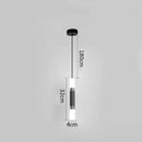 GobekUsa Black Ring Pendant Lamp Dimmable LED Ceiling Hanging Light