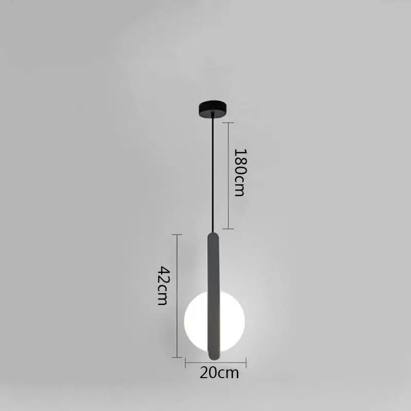 GobekUsa Black Ring Pendant Lamp Dimmable LED Ceiling Hanging Light, photo 23 of 24