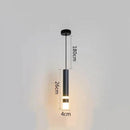 GobekUsa Black Ring Pendant Lamp Dimmable LED Ceiling Hanging Light