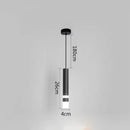 GobekUsa Black Ring Pendant Lamp Dimmable LED Ceiling Hanging Light