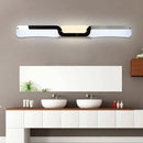 GobekUsa Ultra-Thin Modern LED Vanity Sconce Light in Chrome - Warm/White Lighting Fixture