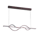 GobekUsa Contemporary Island Lighting: Brown Lines LED Acrylic Ceiling Fixture