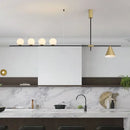 GobekUsa Glass Chandelier Pendant Light for Dining Room Kitchen Fixtures