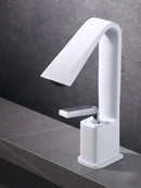 GobekUsa Brush Gold Basin Faucet Single Lever Hot Cold Mixer Sink Tap Vanity