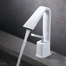 GobekUsa Brush Gold Basin Faucet Single Lever Hot Cold Mixer Sink Tap Vanity
