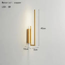 GobekUsa Brass Wall Sconce Dimmable Modern Lamp for Foyer, Bedroom, Restaurant, Aisle