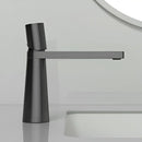 GobekUsa Brushed Gold Basin Faucet - Elegant Brass Bathroom Mixer Tap for Lavatory