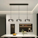 GobekUsa Glass Dining Pendant Light: Modern Minimalist Table Decor for Home Lighting