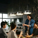 GobekUsa Glass Dining Pendant Light: Modern Minimalist Table Decor for Home Lighting