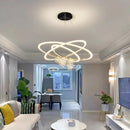 GobekUsa Circle Ring Pendant Light Chandelier Modern Living Room Bedroom Lamps Ceiling Luminaire