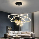 GobekUsa Circle Ring Pendant Light Chandelier Modern Living Room Bedroom Lamps Ceiling Luminaire