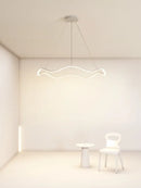 GobekUsa Circle Wave LED Pendant Chandelier for Modern Living Dining Bedroom Lighting