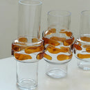 GobekUsa Clear Glass Vase Bubble Floral Arrangement Room Decoration