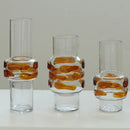 GobekUsa Clear Glass Vase Bubble Floral Arrangement Room Decoration