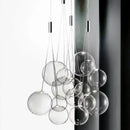 GobekUsa Glass Ball Pendant Lamp: Modern Kitchen Dining Room Hanging Light.
