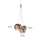 GobekUsa Glass Ball Pendant Lamp: Modern Kitchen Dining Room Hanging Light.