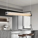 GobekUsa Cloud Fog Glass Chandelier LED Pendant Light Fixture for Modern Restaurant Bar Counter