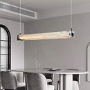 GobekUsa Cloud Fog Glass Chandelier LED Pendant Light Fixture for Modern Restaurant Bar Counter