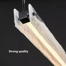 GobekUsa Cloud Fog Glass Chandelier LED Pendant Light Fixture for Modern Restaurant Bar Counter
