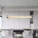 GobekUsa Cloud Fog Glass Chandelier LED Pendant Light Fixture for Modern Restaurant Bar Counter