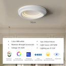 GobekUsa Cream LED Ceiling Light for Minimalist Home Decor