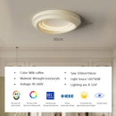 GobekUsa Cream LED Ceiling Light for Minimalist Home Decor