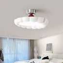 GobekUsa Cream LED Ceiling Light for Minimalist Home Decor