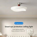 GobekUsa Cream LED Ceiling Light for Minimalist Home Decor